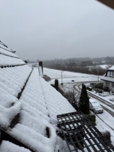Es gibt doch noch Schnee in Duisburg...